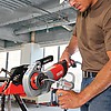 Пример использования резьбонарезного клуппа RIDGID 600-I