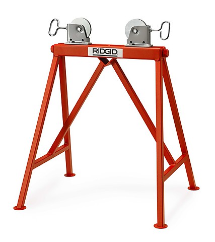 Регулируемая подставка со стальными роликами Регулируемая подставка RIDGID со стальными роликами