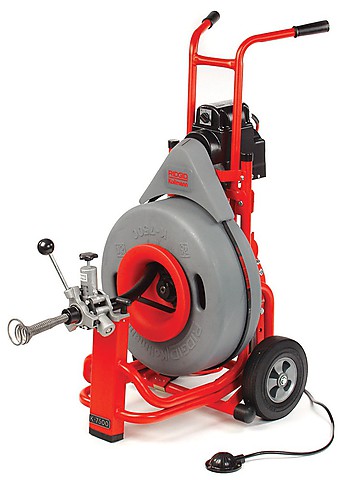 Прочистная машина барабанного типа RIDGID K-7500 для труб от 75 мм  до 250 мм