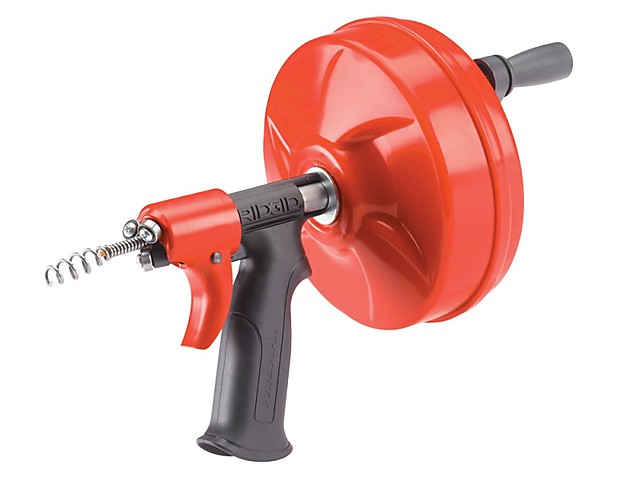 Трос для прочистки канализации Power Spin Трос для прочистки канализации RIDGID Power Spin с автоподачей AUTOFEED для труб до 40 мм