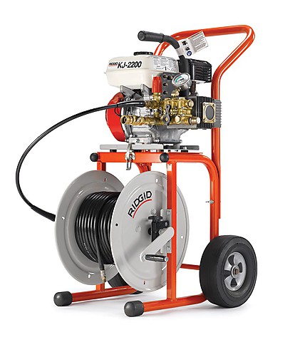 Гидродинамическая машина KJ-2200 Гидродинамическая прочистная машина RIDGID KJ-2200 для труб от 32 до 150 мм
