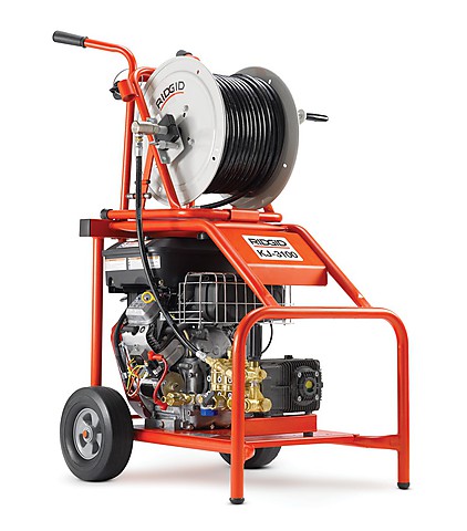 Гидродинамическая машина KJ-3100 Гидродинамическая прочистная машина RIDGID KJ-3100 для труб от 50 до 250 мм