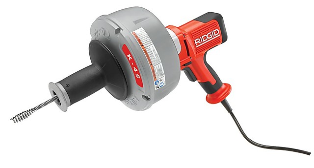 Ручная прочистная машина барабанного типа RIDGID K-45 для труб от 20 до 75 мм