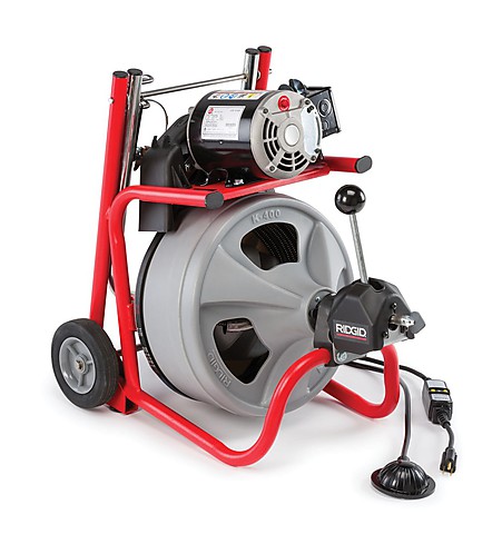 Прочистная машина K-400 Прочистная машина барабанного типа RIDGID K-400 для труб от 30 до 110 мм